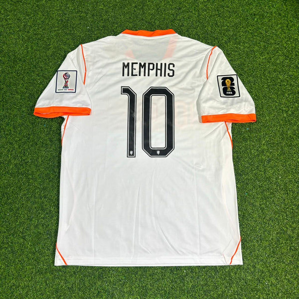 2026 WORLD CUP MEMPHIS DEPAY TEAM NETHERLANDS WHITE JERSEY