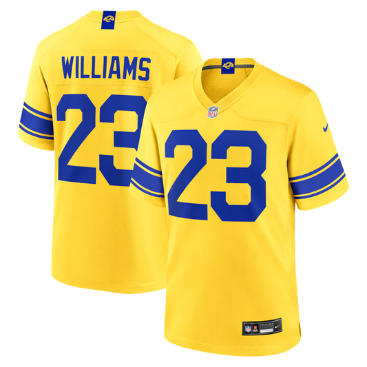 LOS ANGELES RAMS KYREN WILLIAMS YELLOW JERSEY