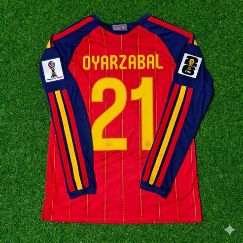 2026 WORLD CUP MIKEL OYARZAVBAL TEAM SPAIN RED JERSEY