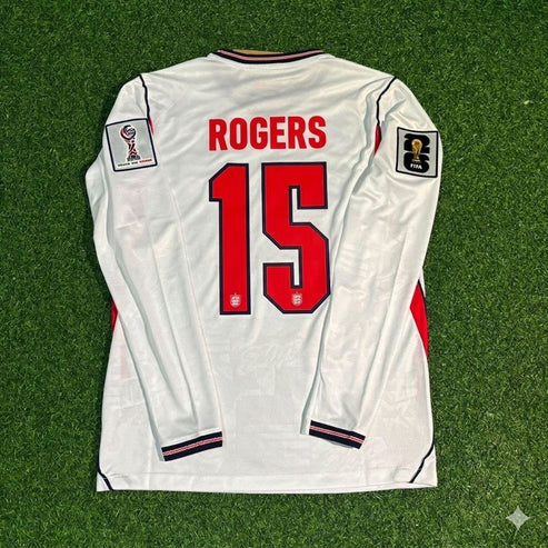 2026 WORLD CUP MORGAN ROGERS TEAM ENGLAND WHITE JERSEY