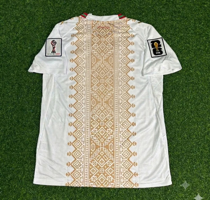 2026 WORLD CUP TEAM MOROCCO WHITE JERSEY