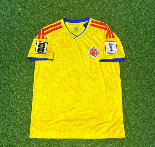 2026 WORLD CUP TEAM COLOMBIA YELLOW JERSEY