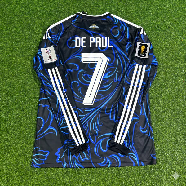 2026 WORLD CUP RODRIGO DE PAUL TEAM ARGENTINA BLUE JERSEY