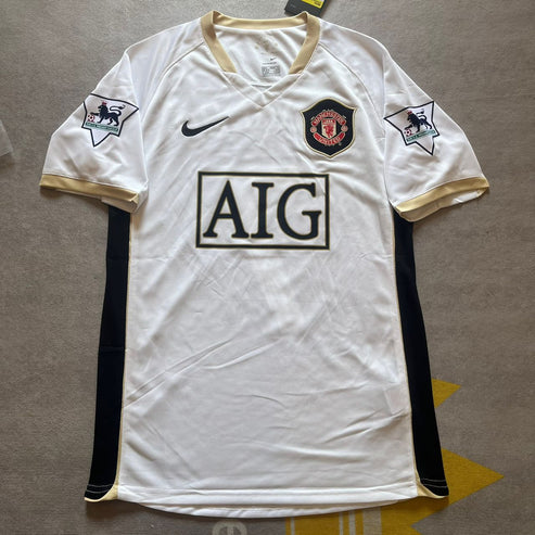 Cristiano Ronaldo #cr7 Manchester United 2006/07 White Jersey