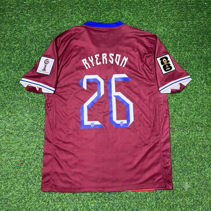 2026 WORLD CUP JULIAN RYERSON TEAM NORWAY BURGANDY JERSEY