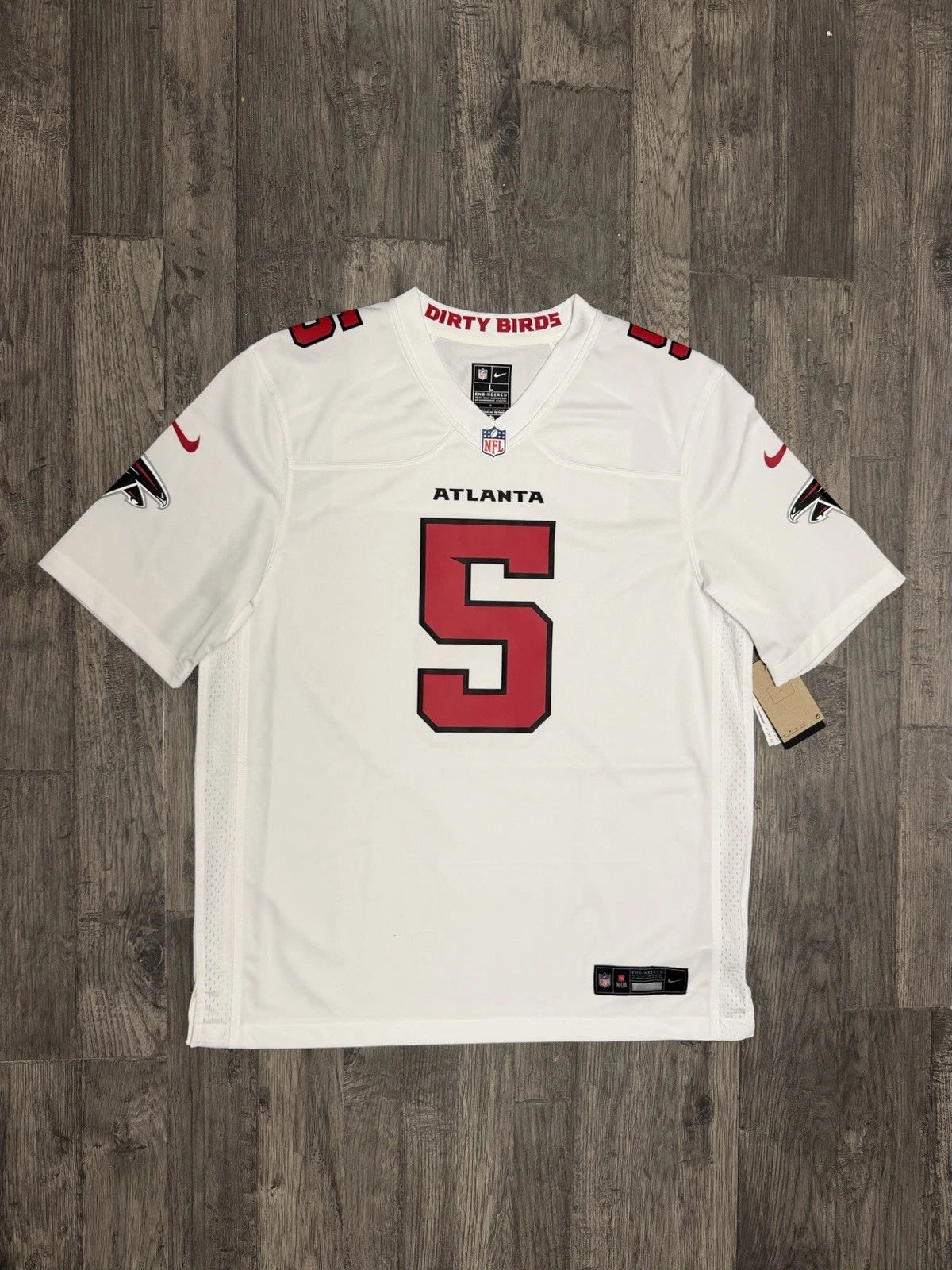 ATLANTA FALCONS DRAKE LONDON WHITE JERSEY
