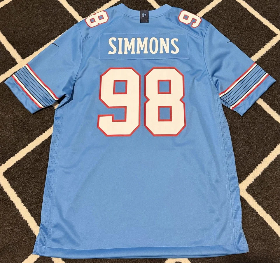 Tennessee Titans Jeffrey Simmons Blue Jersey