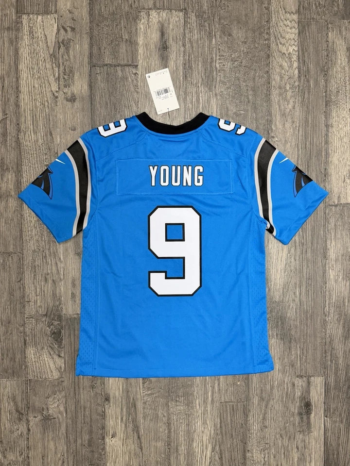 CAROLINA PANTHERS BRYCE YOUNG BLUE JERSEY