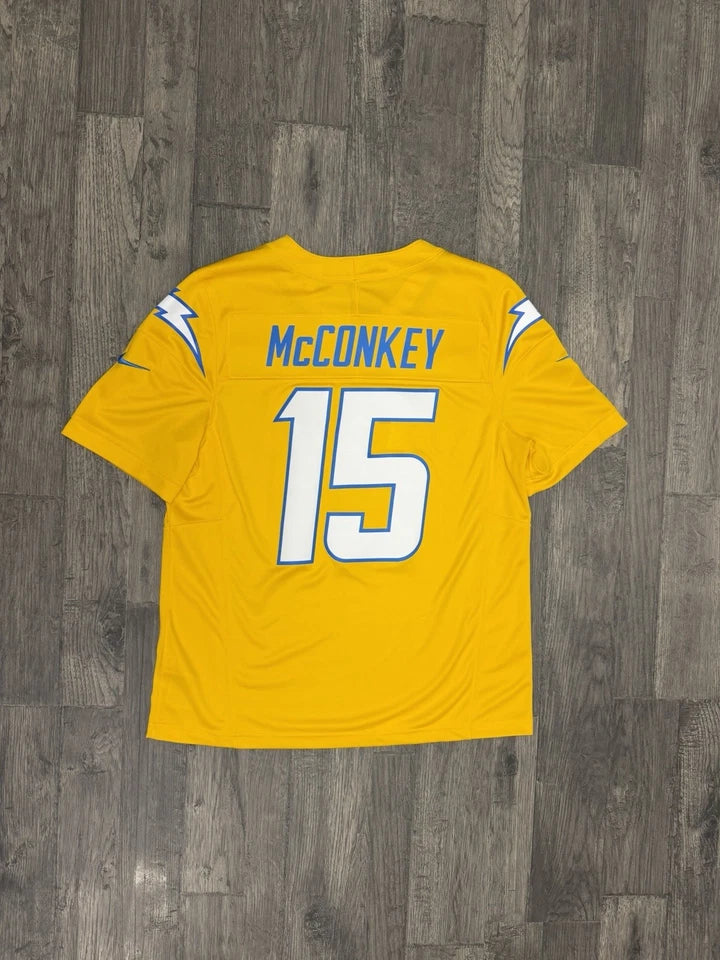 LOS ANGELES CHARGERS LADD MCCONKEY YELLOW JERSEY