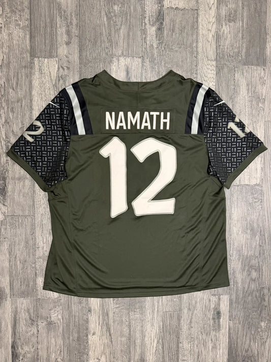 NEW YORK JETS JOE NAMATH RIVARLY JERSEY