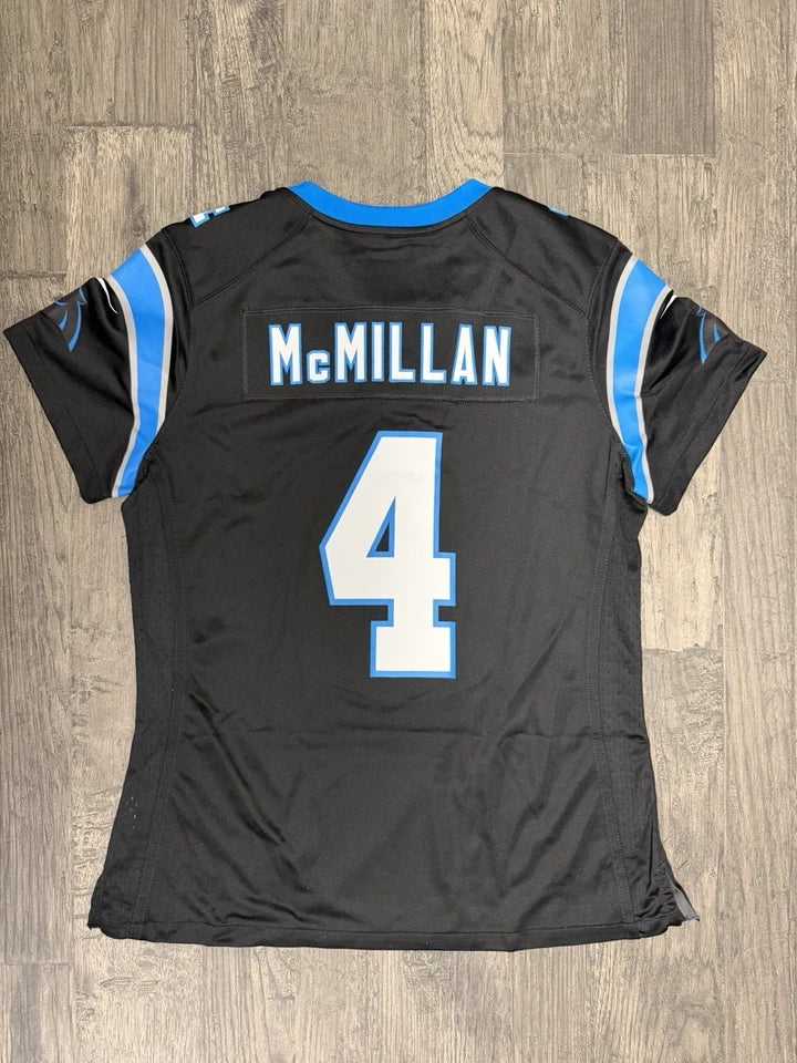 CAROLINA PANTHERS TETAIROA MCMILLIAN BLACK JERSEY