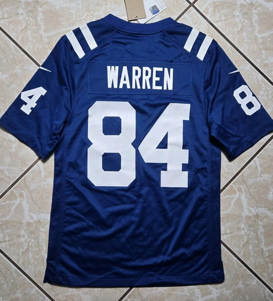 INDIANAPOLIS COLTS TYLER WARREN BLUE JERSEY
