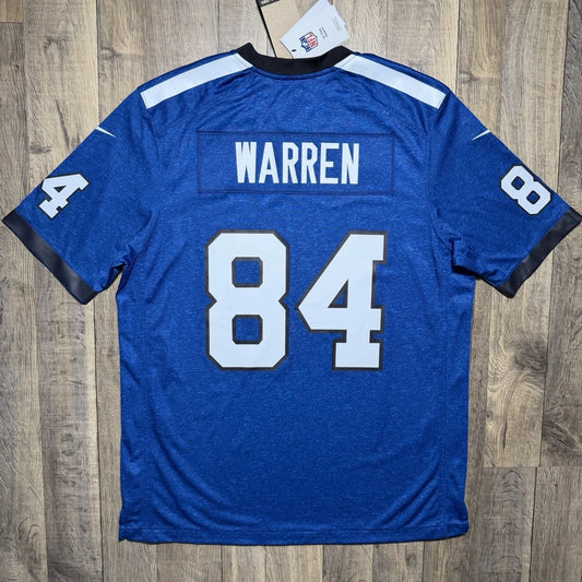 INDIANAPOLIS COLTS TYLER WARREN BLUE JERSEY