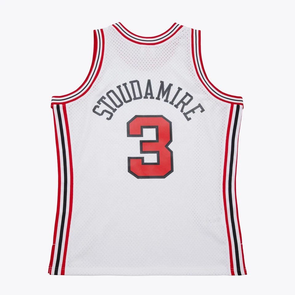 PORTLAND TRAIL BLAZERS DAMON STOUDAMIRE WHITE VINTAGE JERSEY