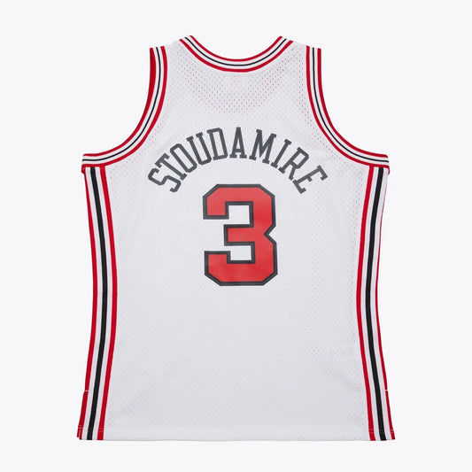 PORTLAND TRAIL BLAZERS DAMON STOUDAMIRE WHITE VINTAGE JERSEY