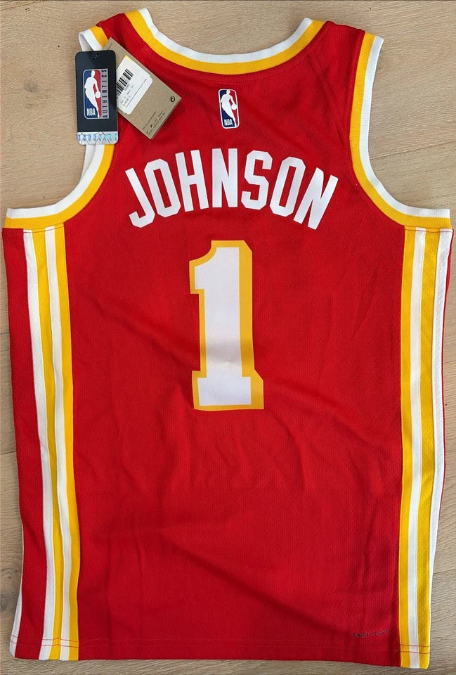ATLANTA HAWKS JALEN JOHNSON RED JERSEY