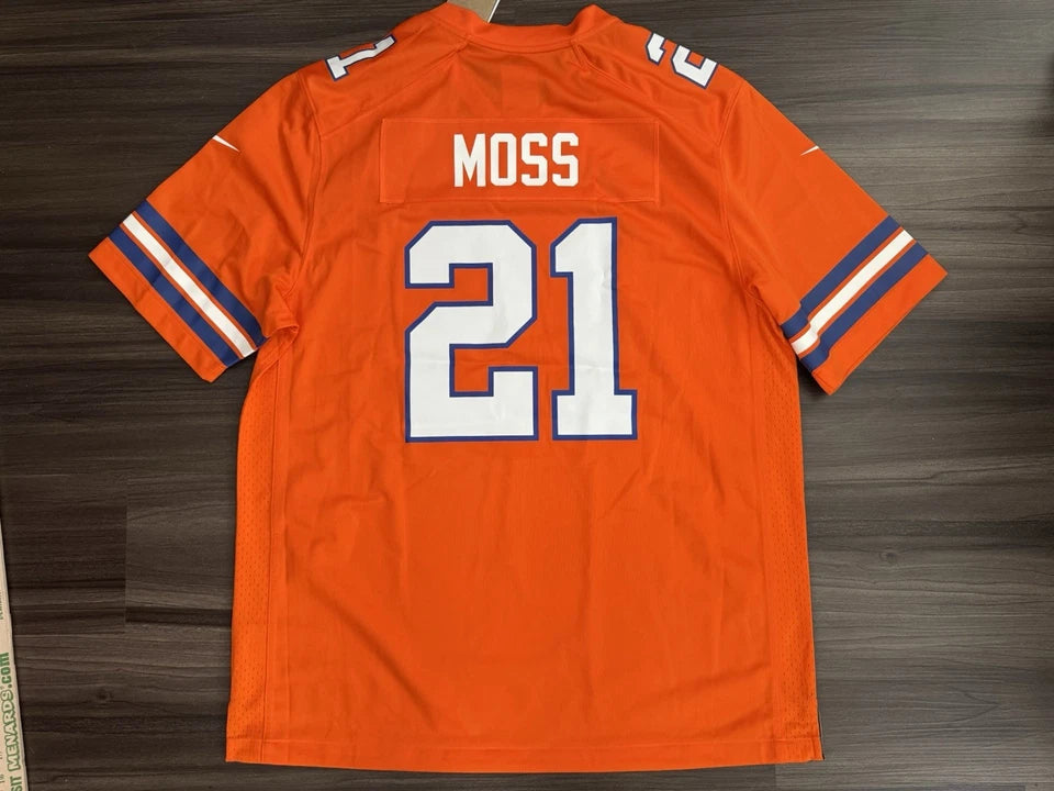 DENVER BRONCOS RILEY MOSS RETRO ORANGE JERSEY