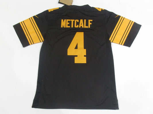 PITTSBURGH STEELERS DK METCALF BLACK JERSEY