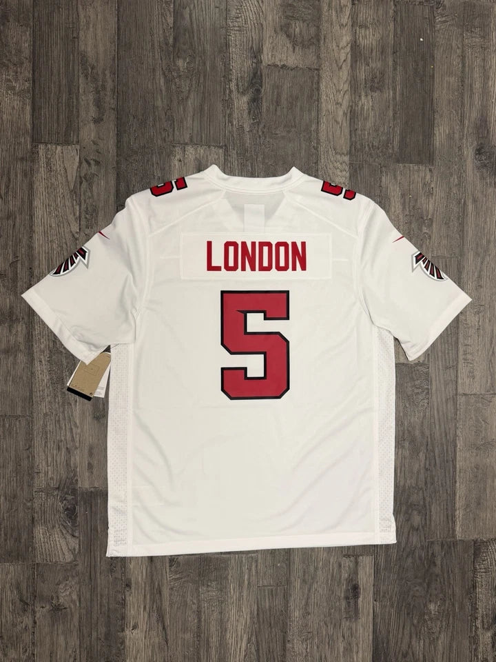 ATLANTA FALCONS DRAKE LONDON WHITE JERSEY