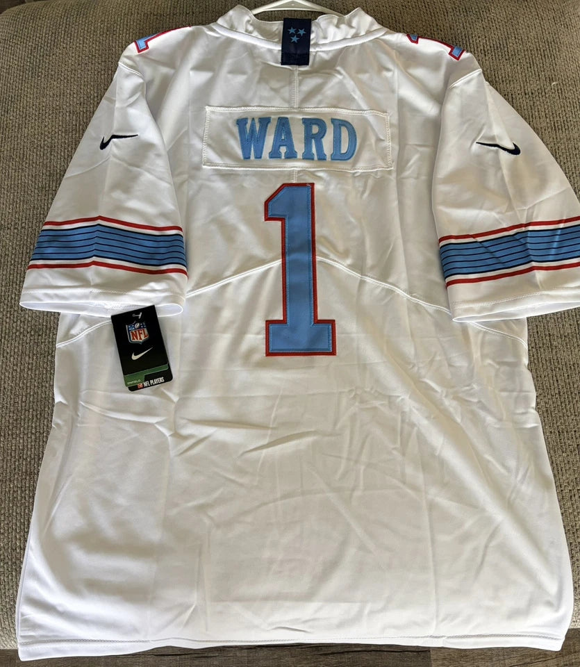 Tennessee Titans Cam Ward White Jersey