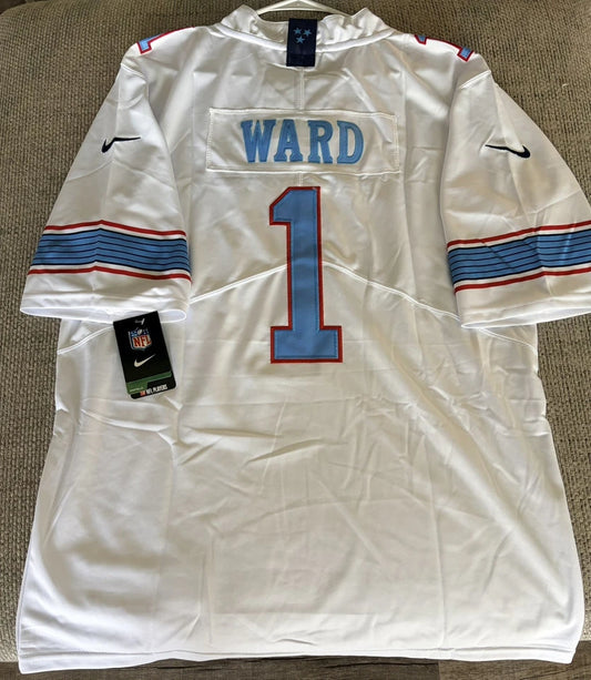Tennessee Titans Cam Ward White Jersey
