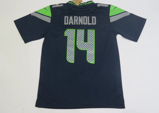 SEATTLE SEAHAWKS SAM DARNOLD BLUE SUPERBOWL JERSEY
