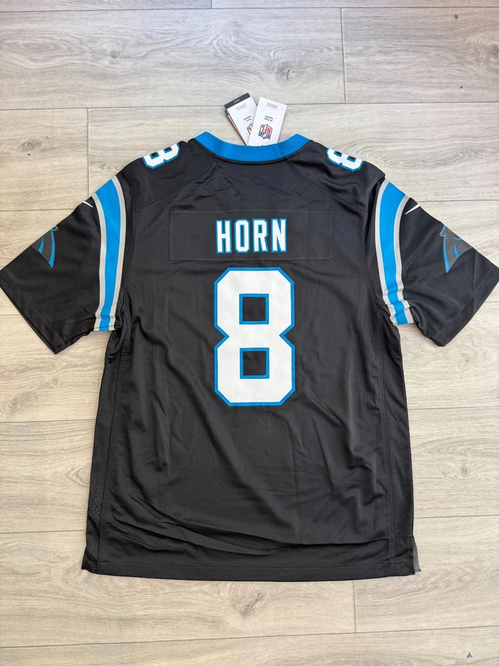 CAROLINA PANTHERS JAYCEE HORN BLACK JERSEY