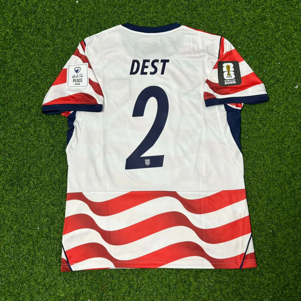 2026 WORLD CUP SERGINO DEST TEAM USA RED AND WHITE JERSEY