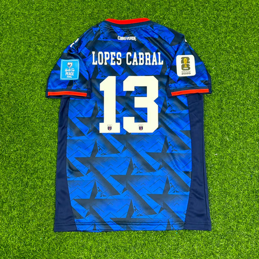 2026 WORLD CUP SIDNY LOPES CABRAL TEAM CAPE VERDE BLUE JERSEY