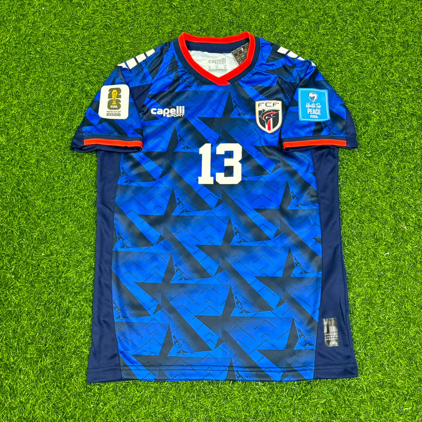 2026 WORLD CUP SIDNY LOPES CABRAL TEAM CAPE VERDE BLUE JERSEY