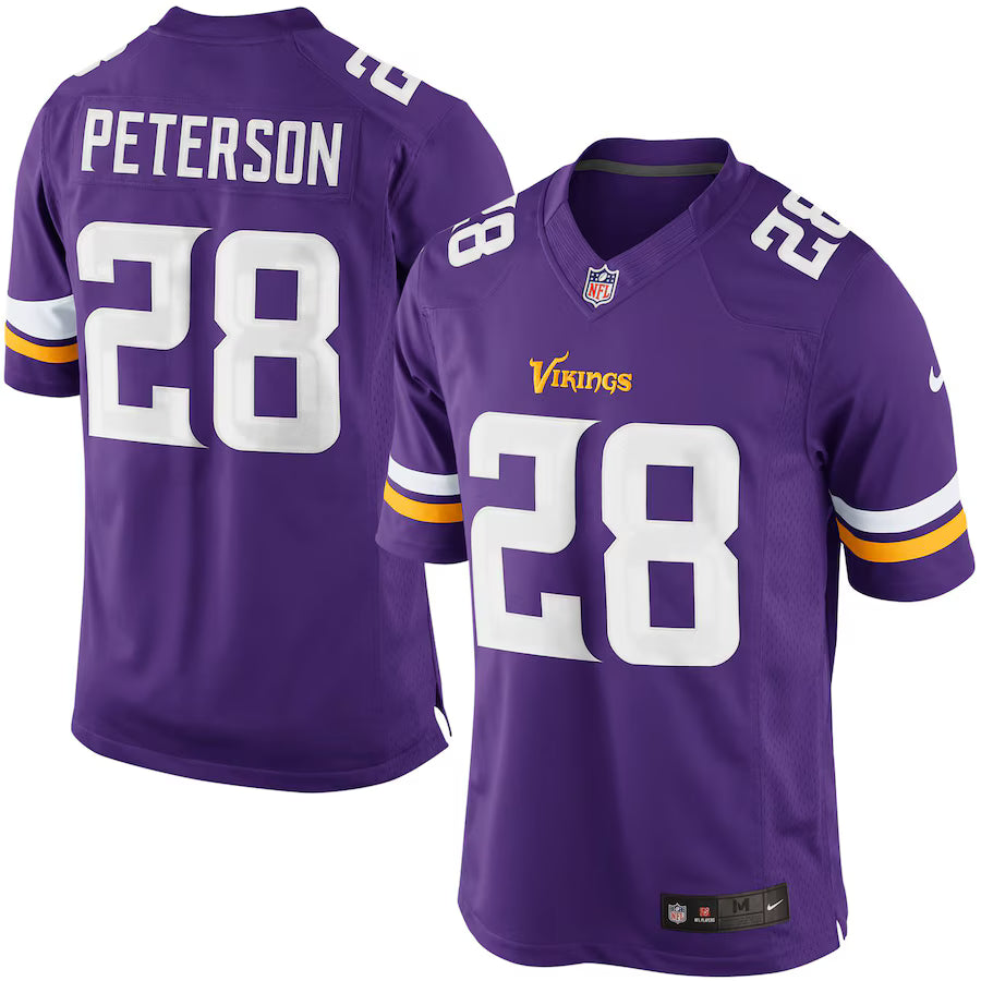 MINNESOTA VIKINGS ADRIAN PETERSON PURPLE JERSEY