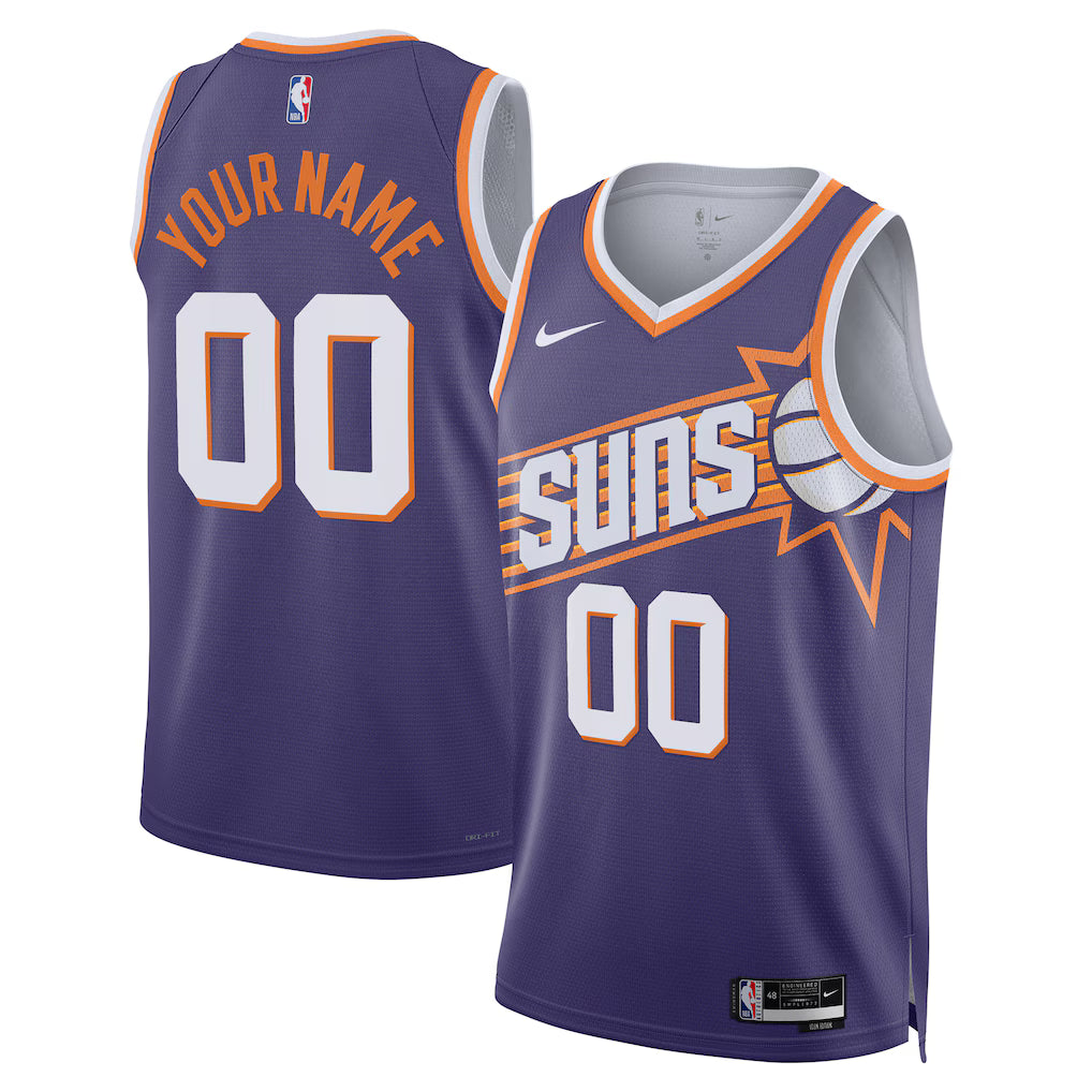 PHOENIX SUNS PURPLE CUSTOM JERSEY