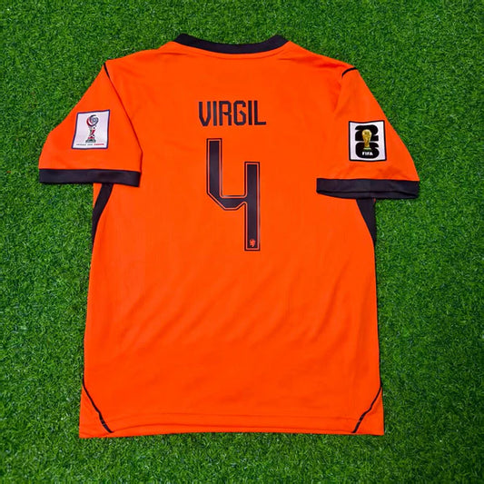 2026 WORLD CUP VIRGIL VAN DIJK TEAM NETHERLANDS ORANGE JERSEY