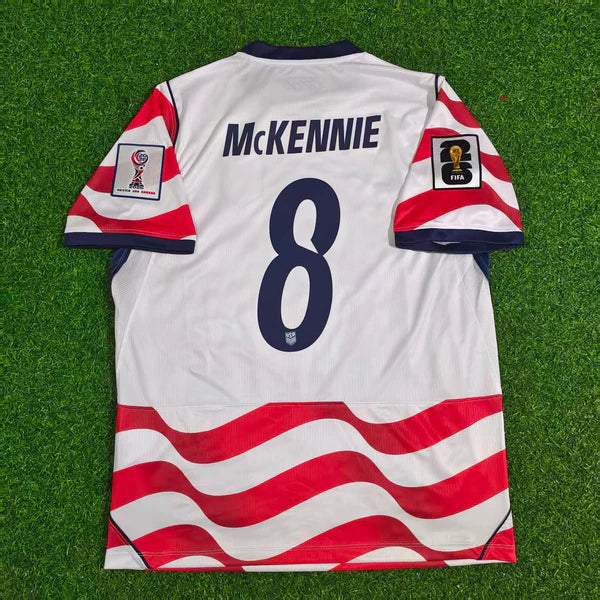 2026 WORLD CUP WESTON MCKENNIE TEAM USA RED AND WHITE JERSEY